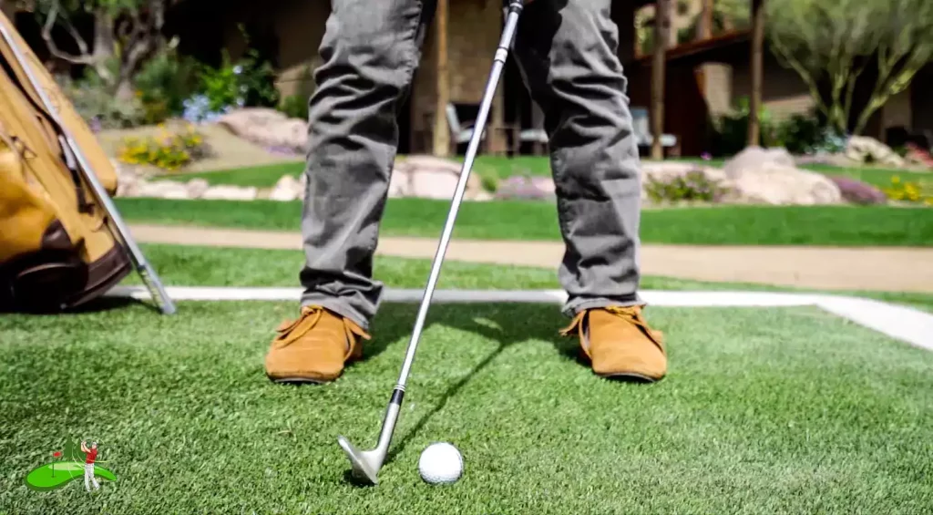Adjust Ball Position while chipping in golf