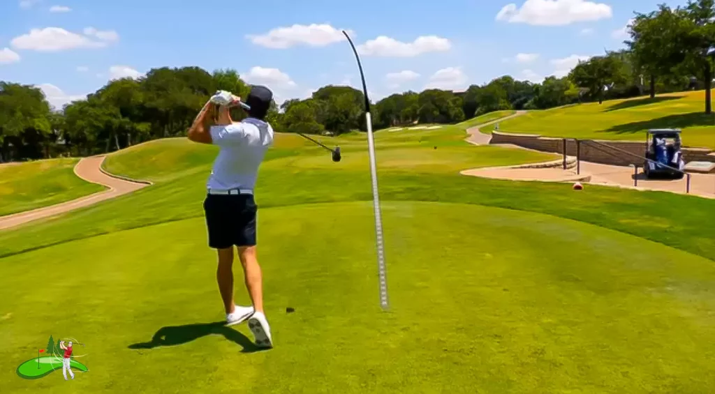 Scratch Golfer playing a shot