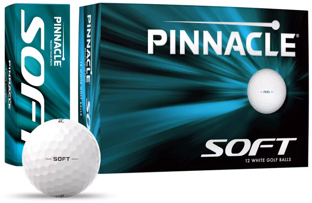 Box of Pinnacle soft golf balls