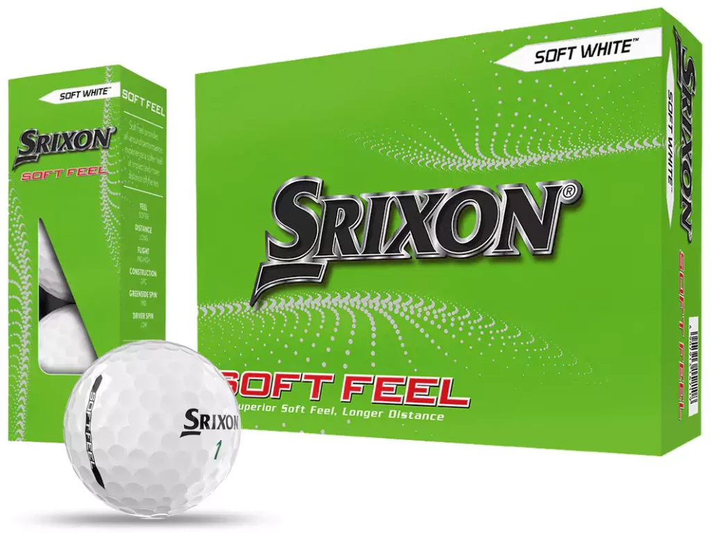 Box of Srixon soft feel golf balls