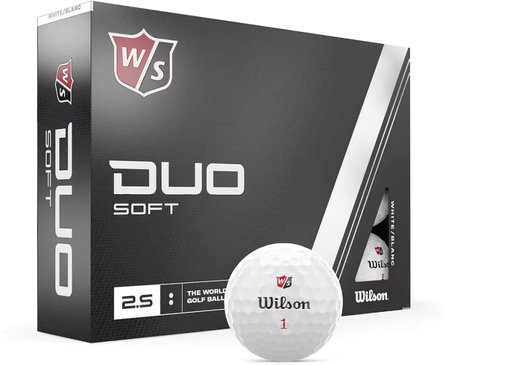 Wilson staff duo soft golf balls pack
